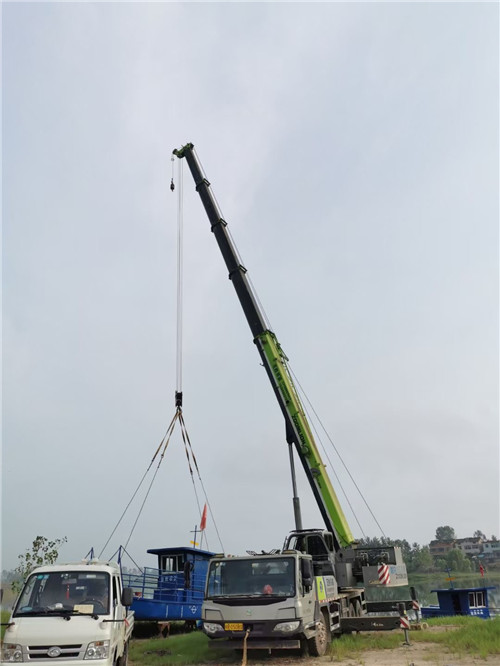 裕华区桥梁建设吊装案例